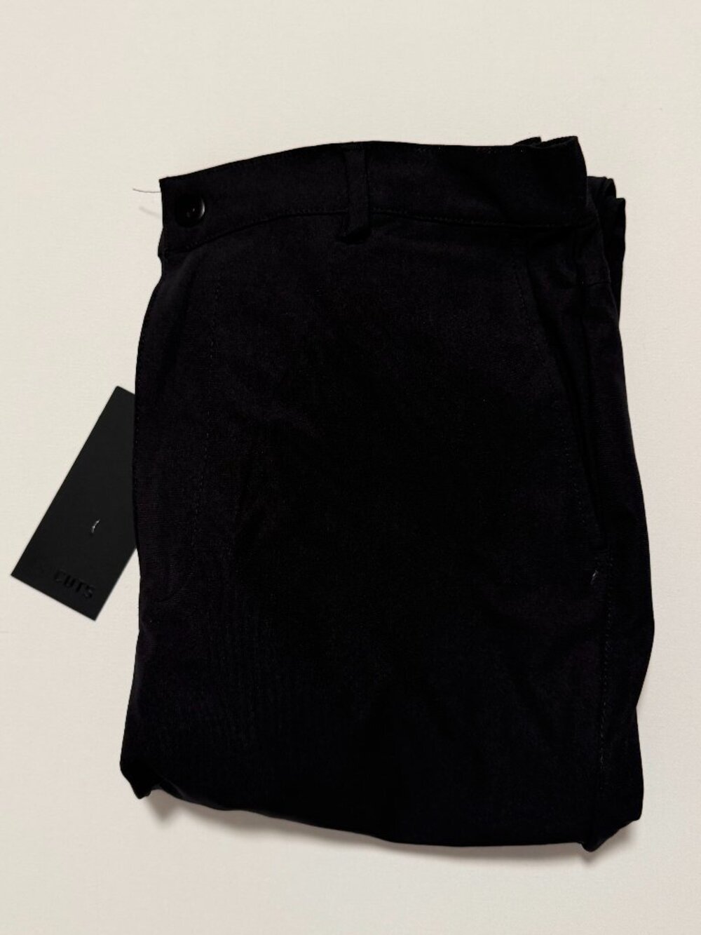 Cuts AO Joggers *NWT Comfort Stretch Travel Black Men's size Large Brand New
